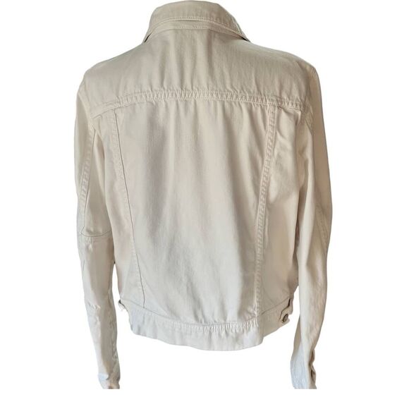 Free People We The Free Rumors Denim Jacket – Ivory – Size - Picture 4 of 11